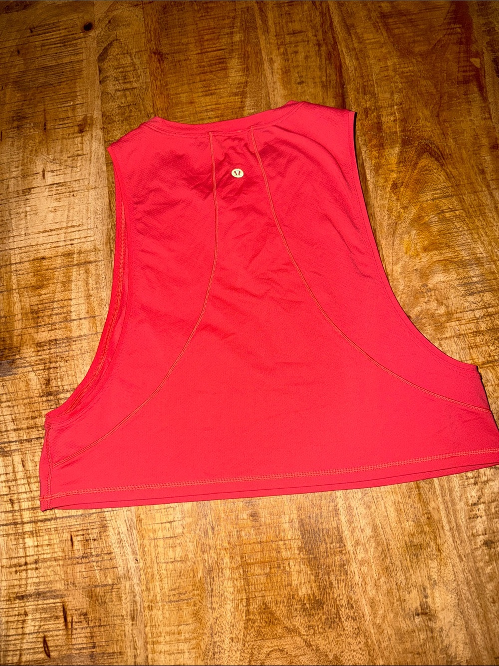 lululemon athletica Hot Pink Sleeveless Crop Tank - Picture 2 of 3